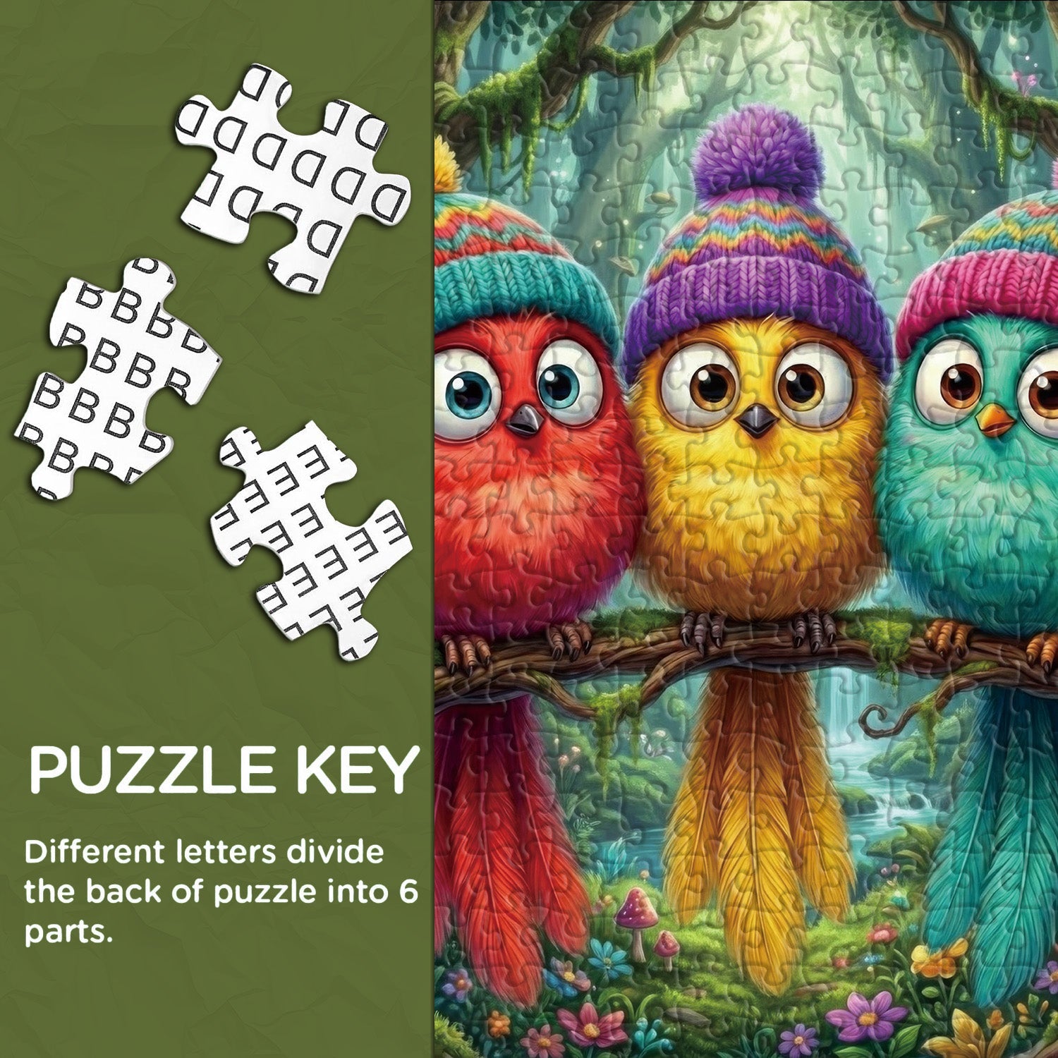 Forest Friends Jigsaw Puzzle 1000 Pieces