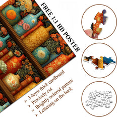 Blooming Bookshelf Jigsaw Puzzle 1000 Pieces