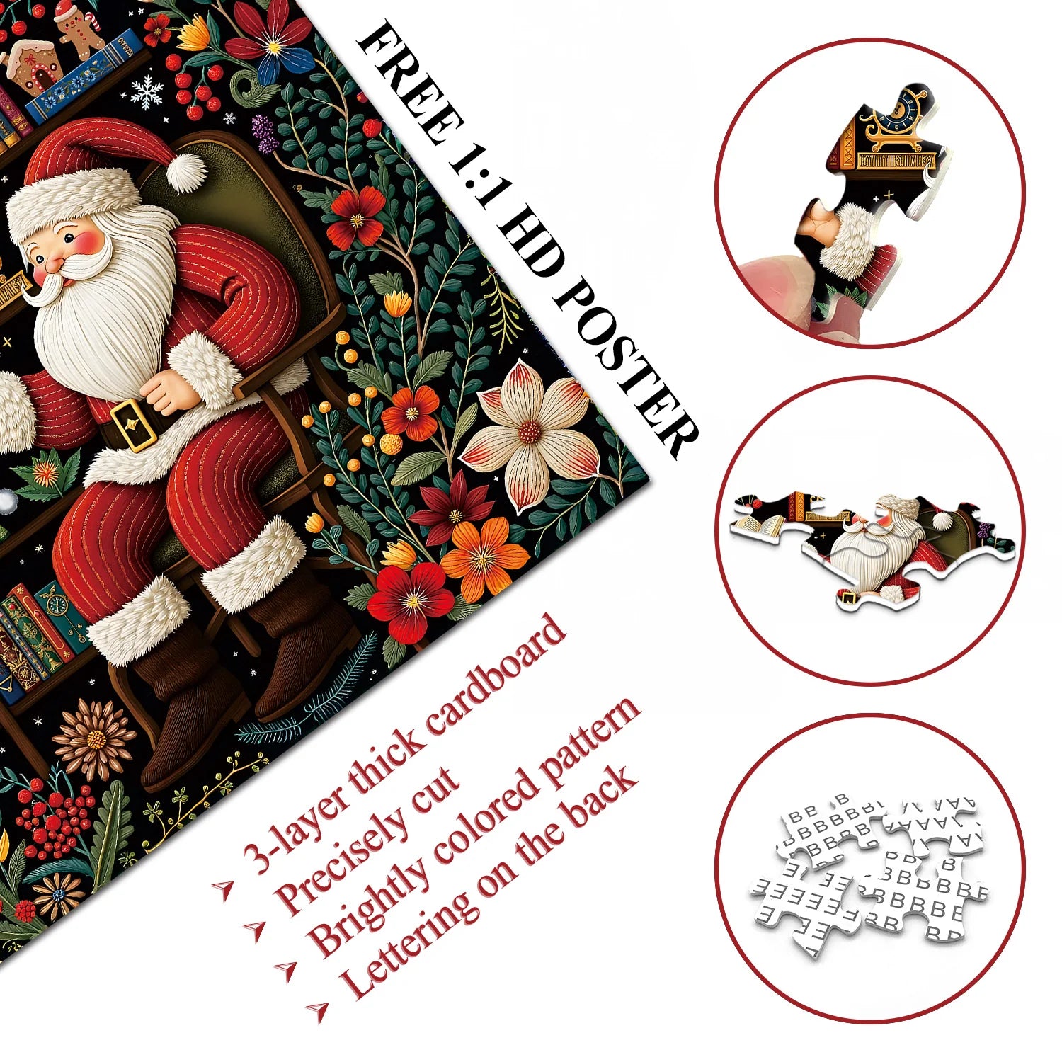 Il giardino di Babbo Natale legge puzzle puzzle 1000 pezzi