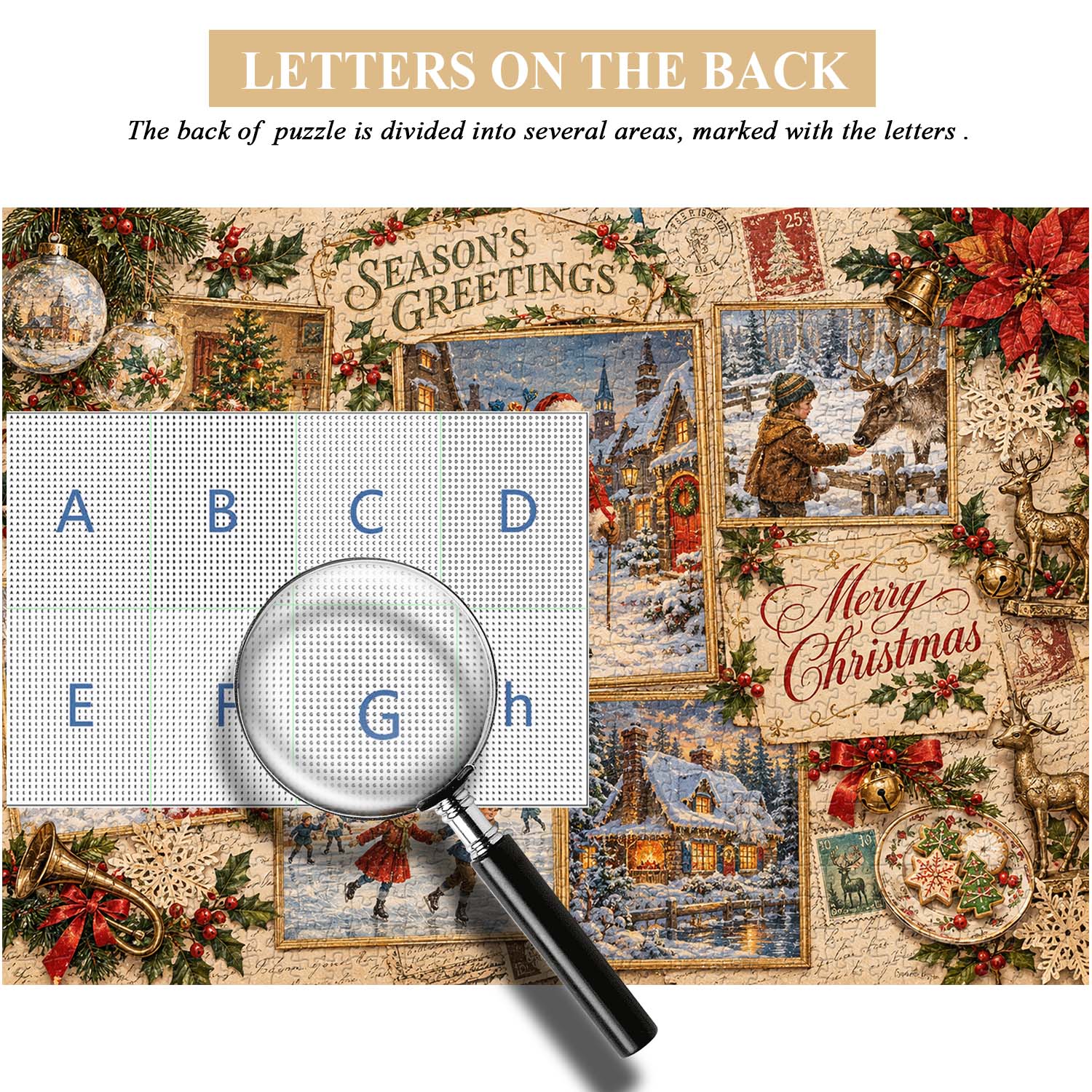 Yuletide Collage Jigsaw Puzzle 1000 Pieces