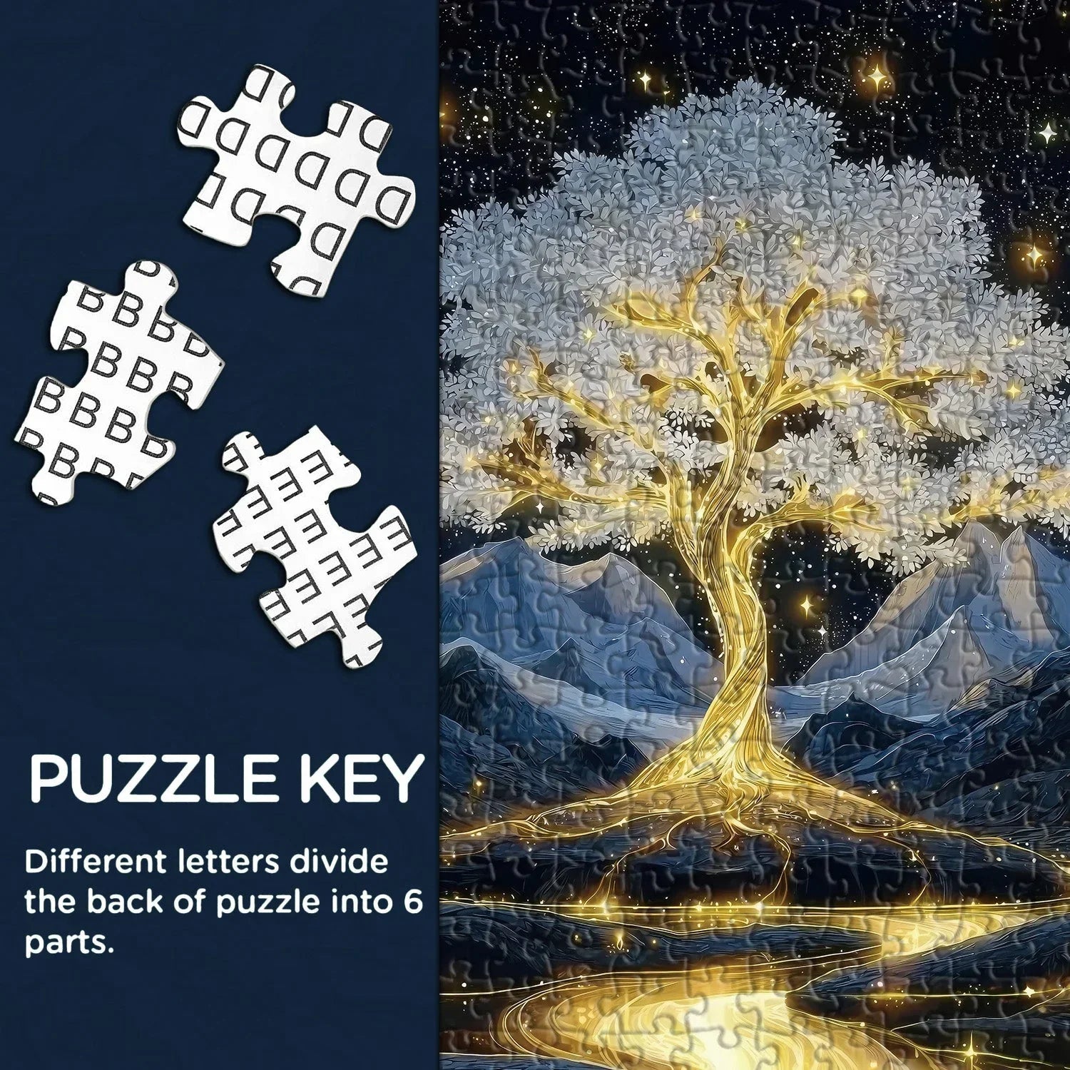 Éternel Golden Tree Puzzle 1000 pièces