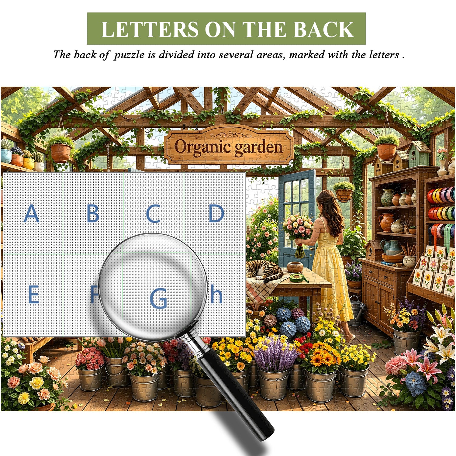 Puzzle Le Fleuriste de la Serre 1000 Pièces
