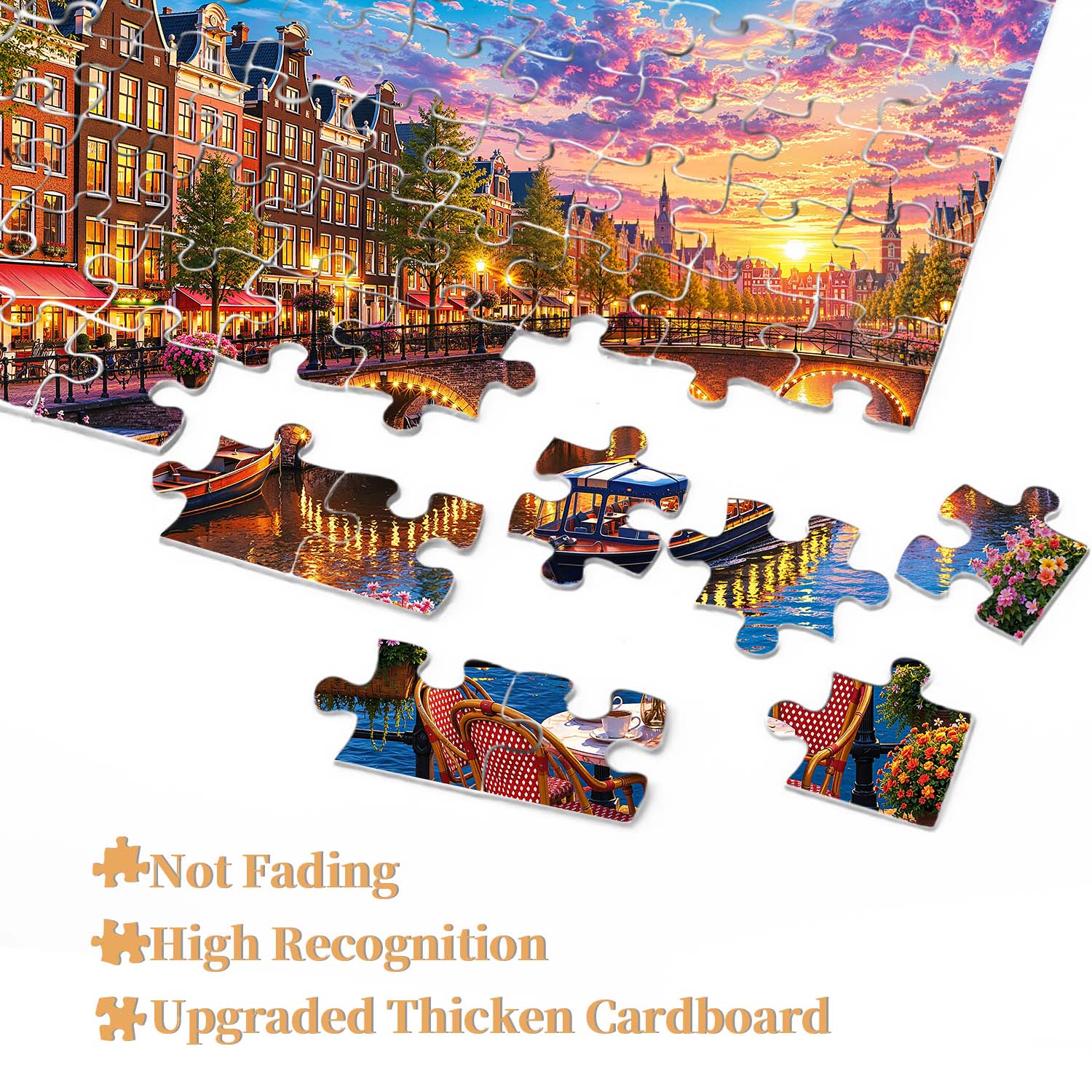 Canal Glow Jigsaw Puzzle 1000 Pieces