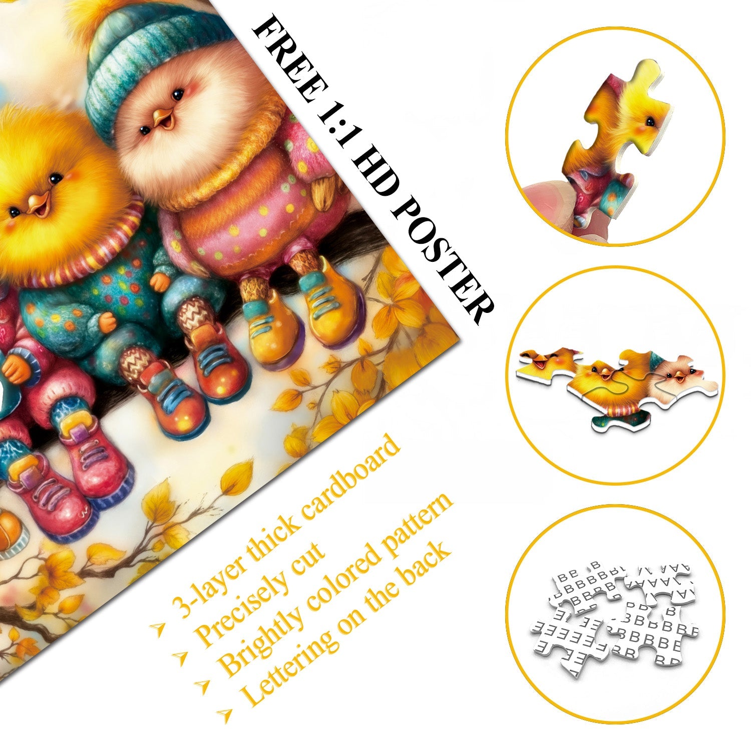 Federzweige Puzzle 1000 Teile