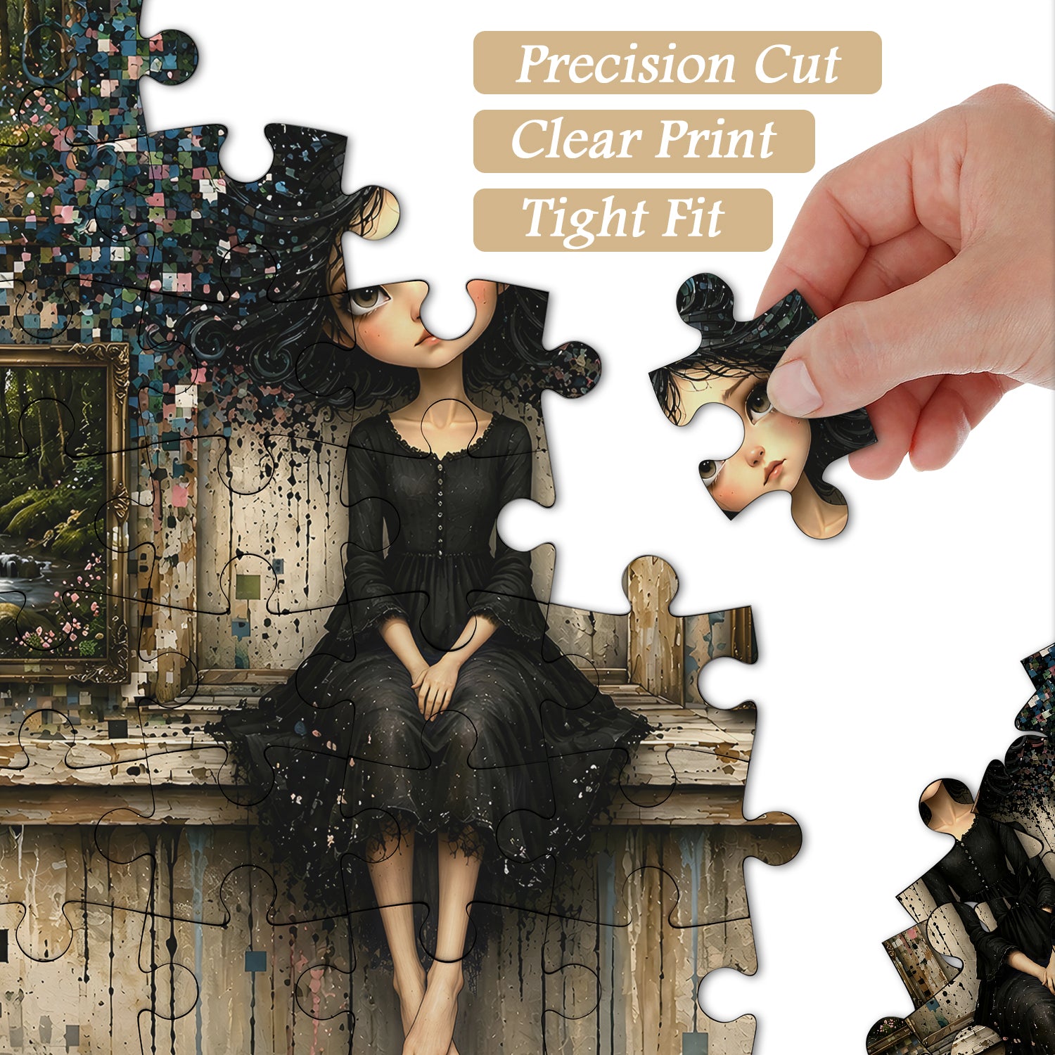 Dream Gallery Girl Jigsaw Puzzle 1000 Pieces