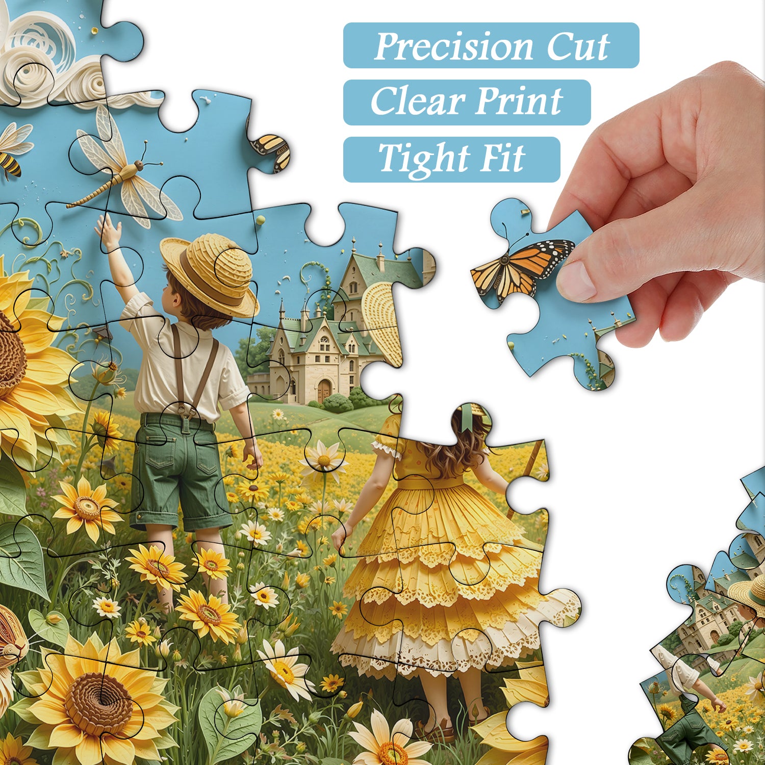 Summer Paper Meadow Jigsaw Puzzle 1000 Pieces