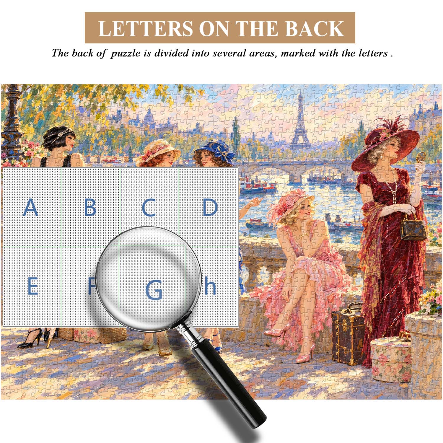 Parisian Flappers Jigsaw Puzzle 1000 Pieces