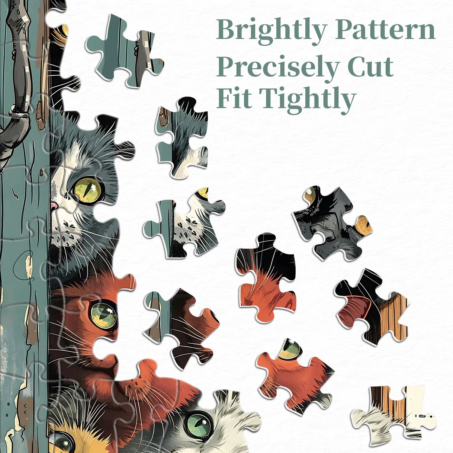 Curious Cat Puzzle Puzzle 1000 pièces