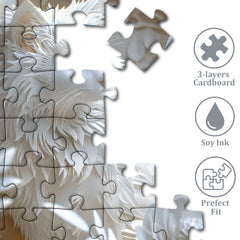 Ivory Cat Jigsaw Puzzle 1000 Pieces