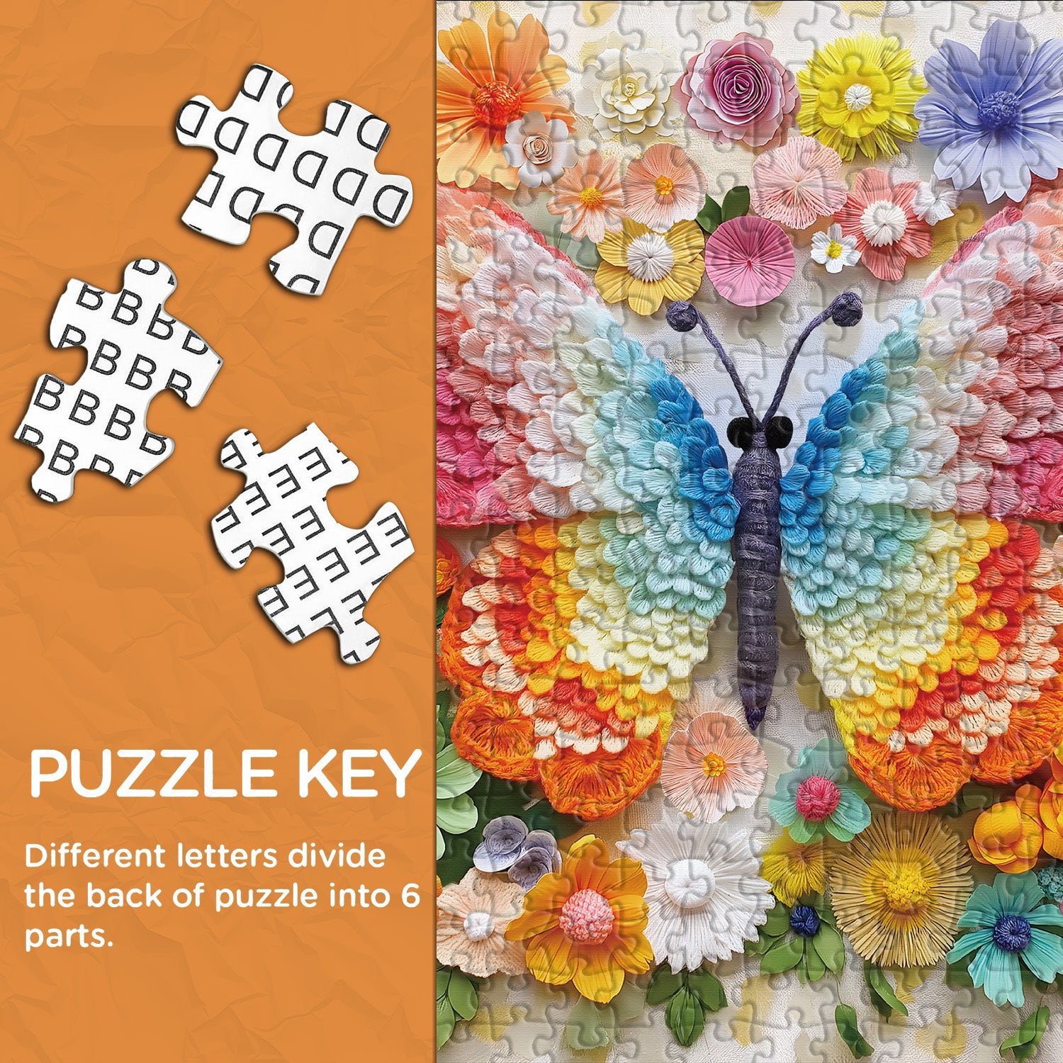 Butterfly Language Puzzle 1000 pièces