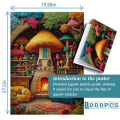 Puzzle di funghi puzzle 1000 pezzi