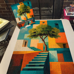 Arbre de géométrie puzzle 1000 pièces