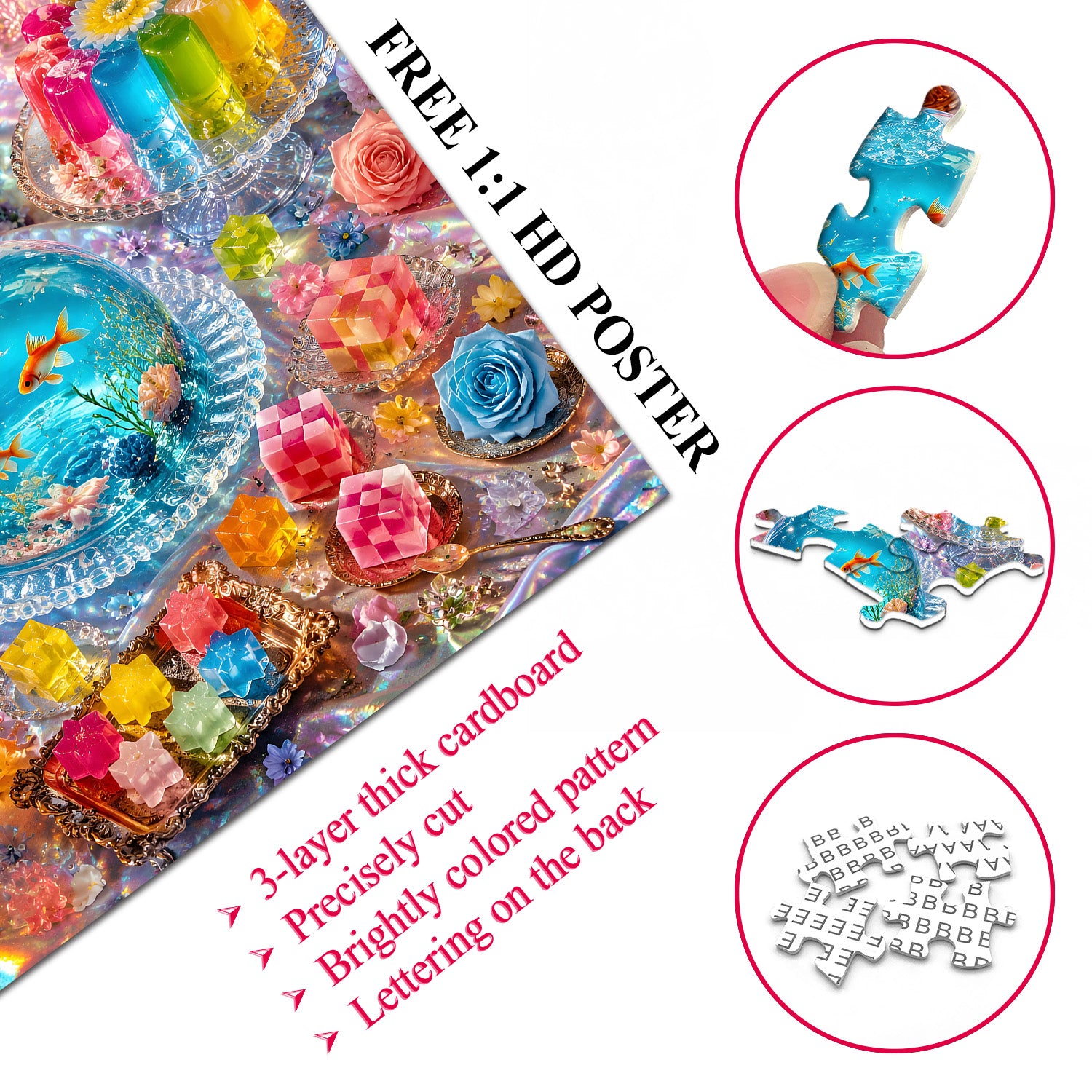 Fantasy Dessert Art Feast Jigsaw Puzzle 1000 Pieces