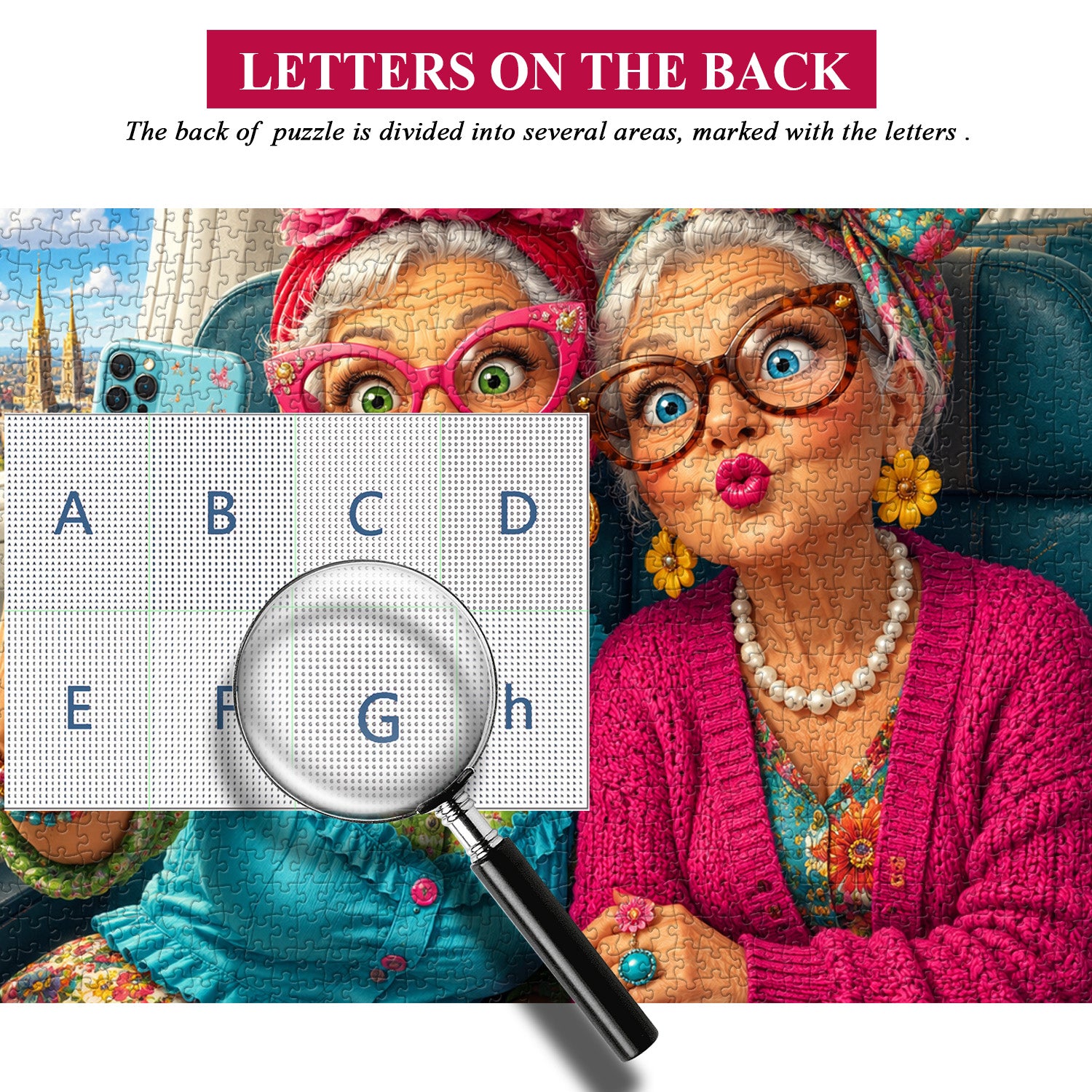 Happy Trip Selfies Jigsaw Puzzle 1000 Pieces