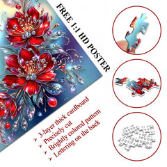 Edelstein-Kolibri-Puzzle 1000 Teile