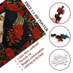 Puzzle Beauté Florale 1000 Pièces