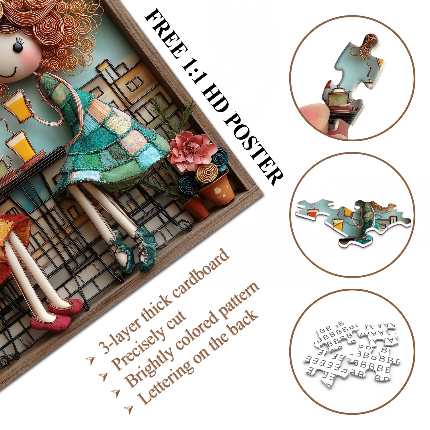 Sisters' Afternoon Tea Jigsaw Puzzle 1000 Pieces