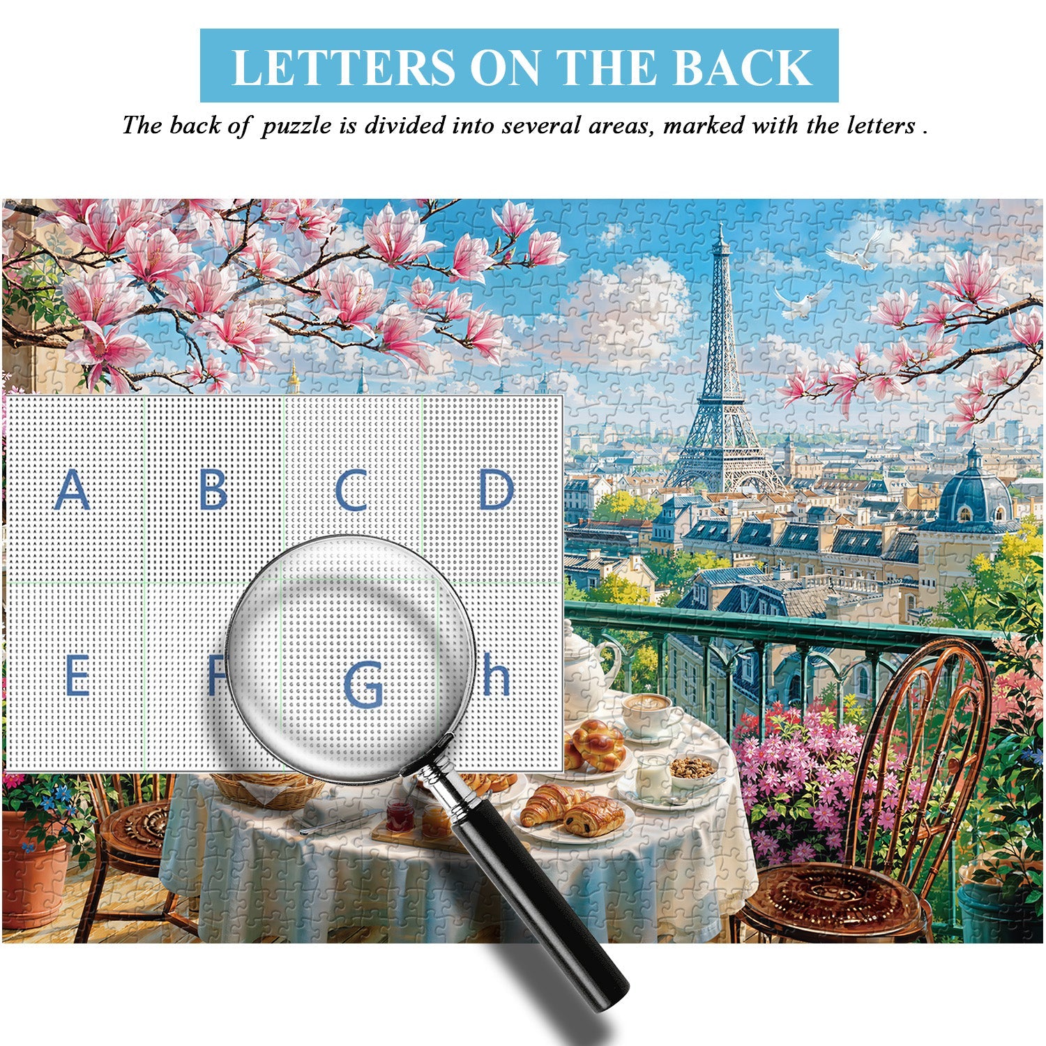 Frühstück in Paris Puzzle 1000 Teile