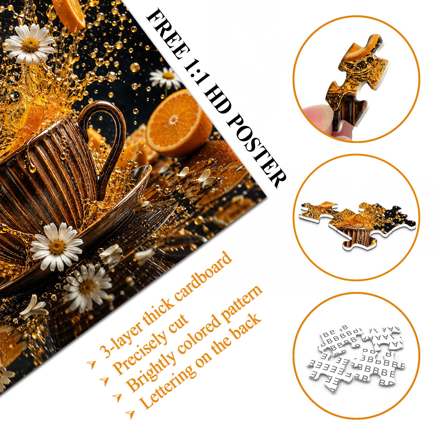 Golden Zest Jigsaw Puzzle 1000 Pieces