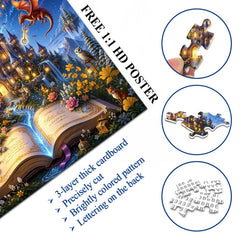 Dual Dragon Tale Jigsaw Puzzle 1000 Pieces