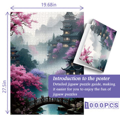 Blossom Bridge puzzle puzzle 1000 pezzi