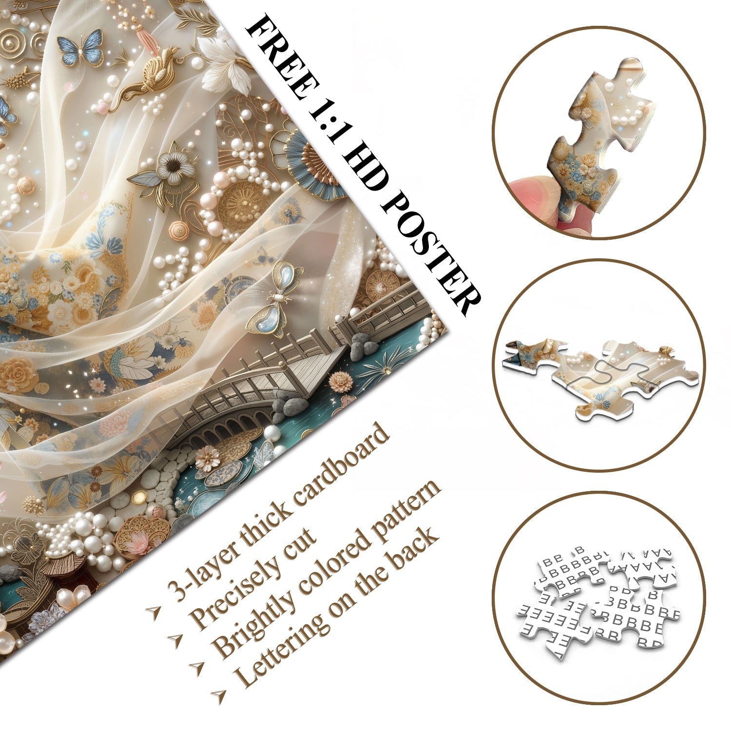 Whispering Blossoms Jigsaw Puzzle 1000 Pieces