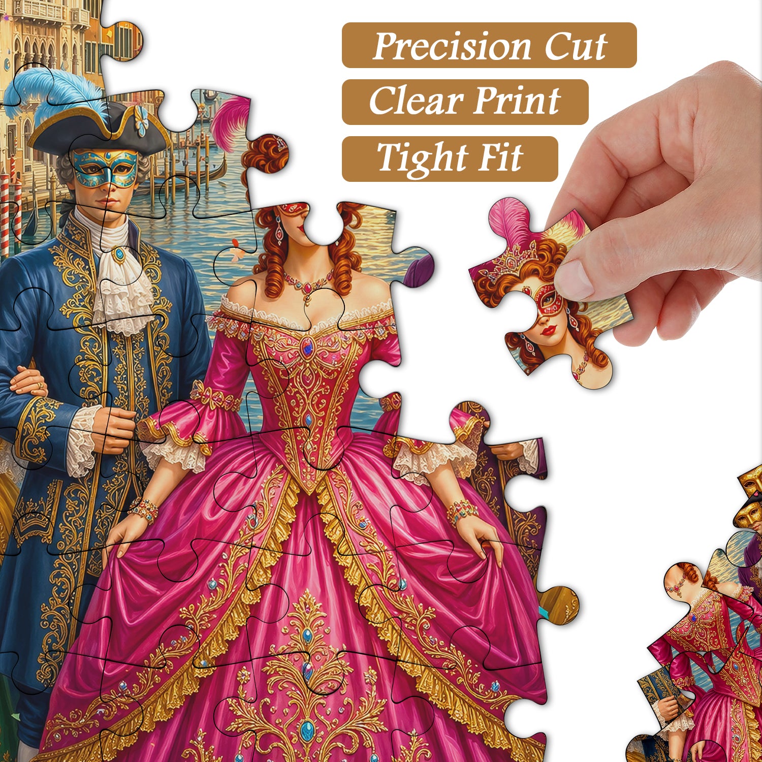 Venice Carnival Masquerade Gala Jigsaw Puzzle 1000 Pieces