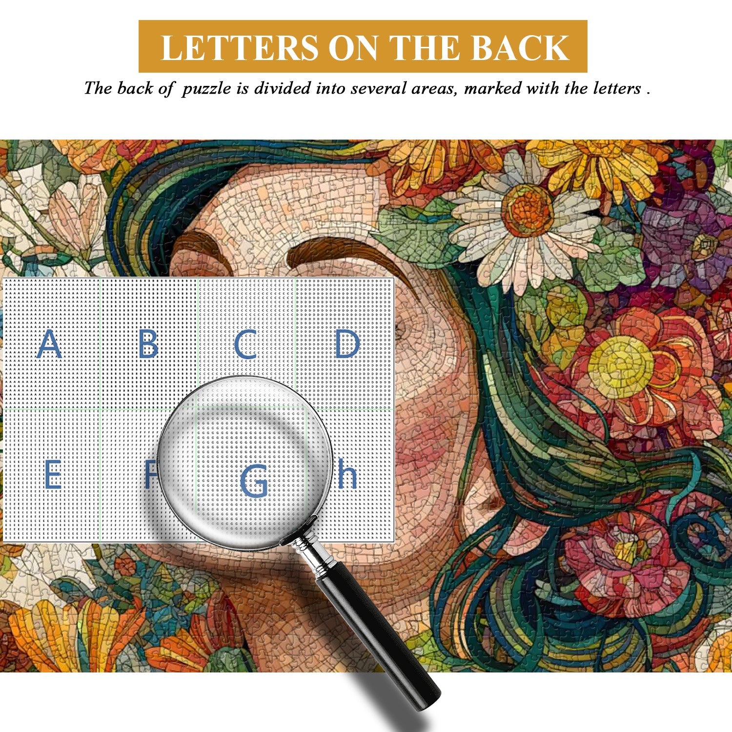 Mosaic Nymph Jigsaw Puzzle 1000 Pieces