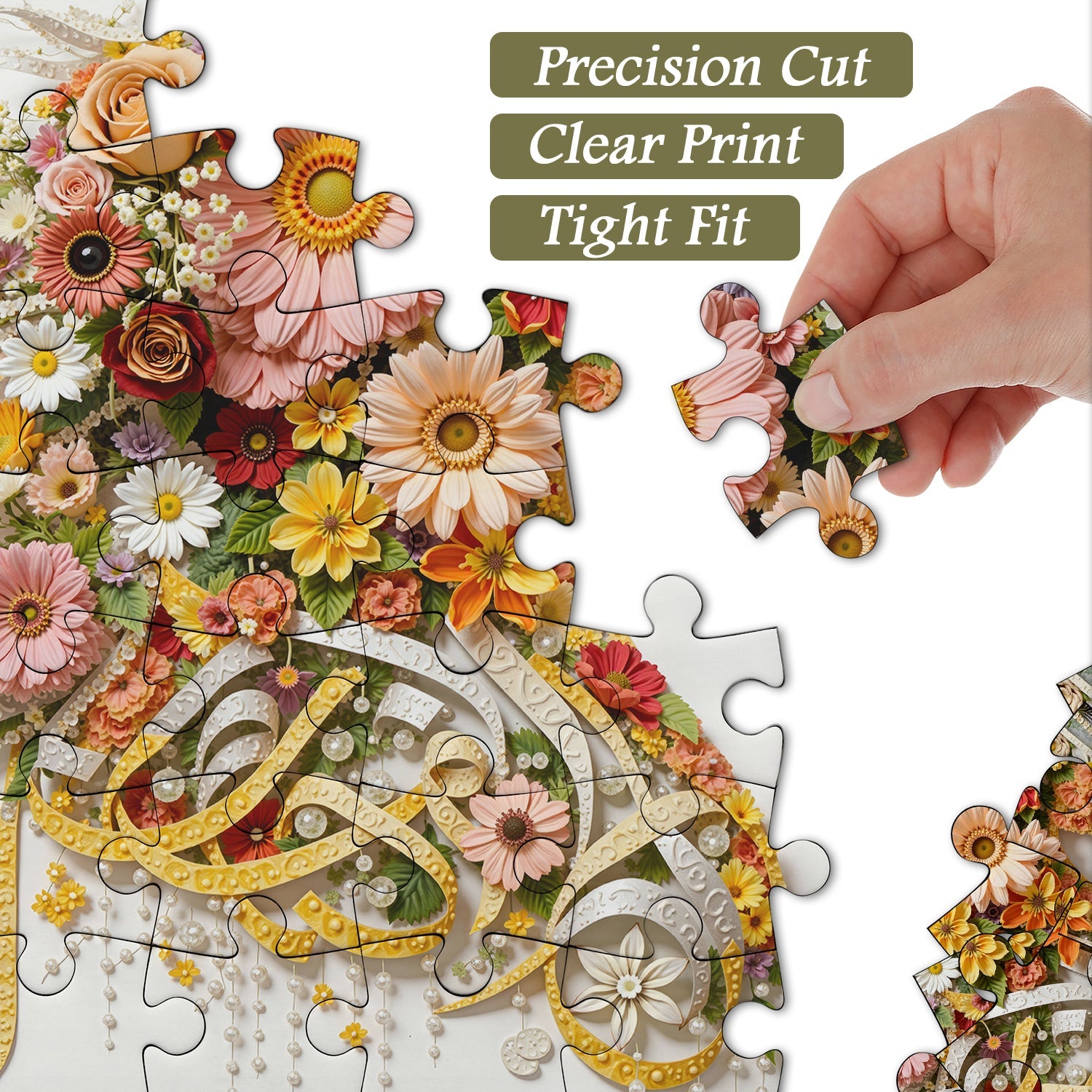 Puzzle Corcel Floreciente 1000 Piezas