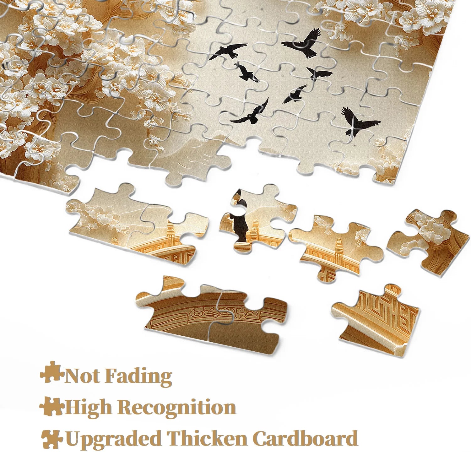 Puzzle del ponte degli amanti d'oro, 1000 pezzi