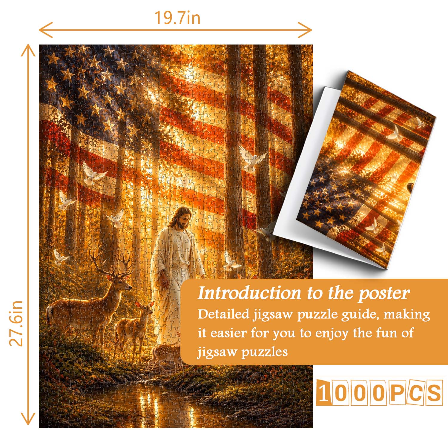 God Bless This Land Jigsaw Puzzle 1000 Pieces