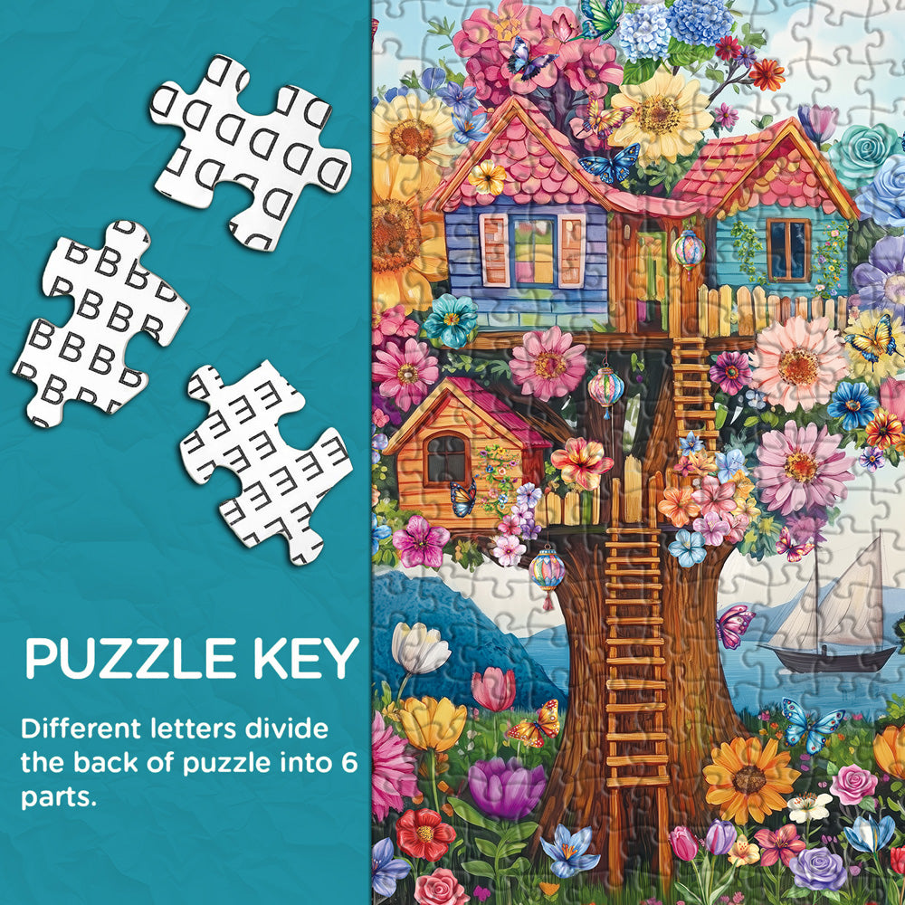 Blooming Treehouse Jigsaw Puzzle 1000 Pieces