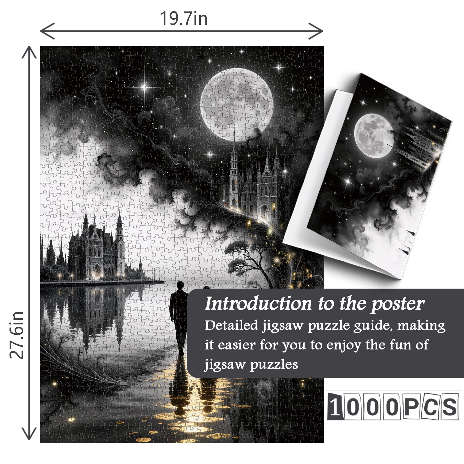 Starry Lovers Jigsaw Puzzle 1000 Pieces