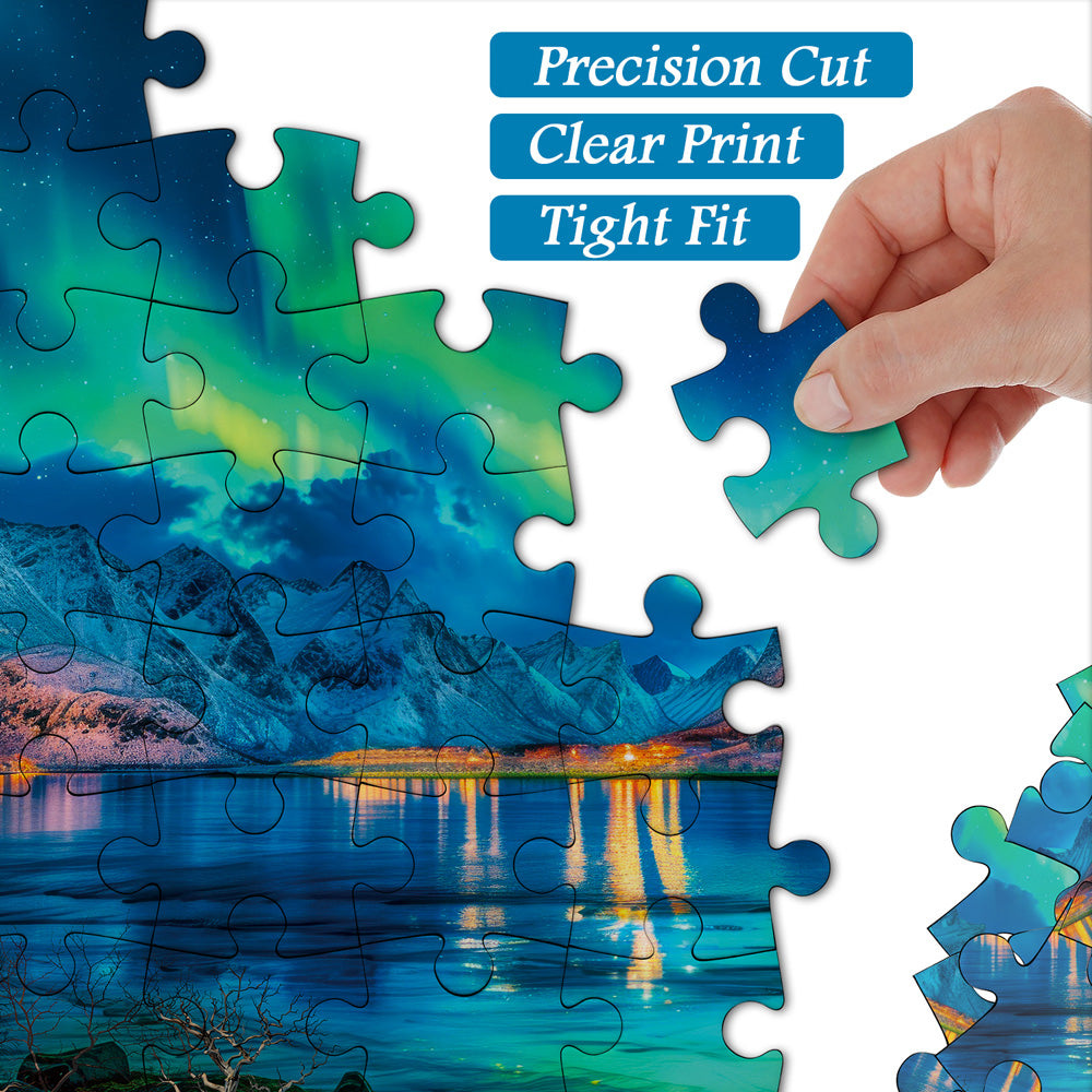 Coastal Aurora Jigsaw Puzzle 1000 Pieces