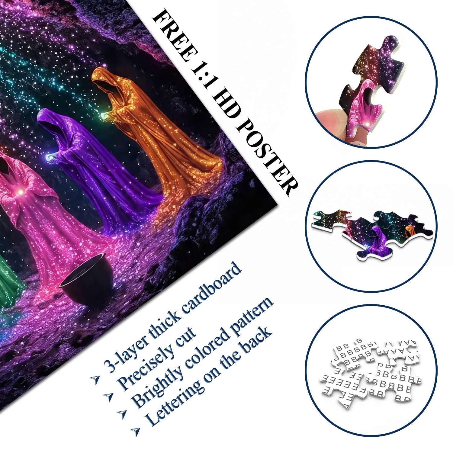 Puzzle Glowing Cave Mystics 1000 pezzi