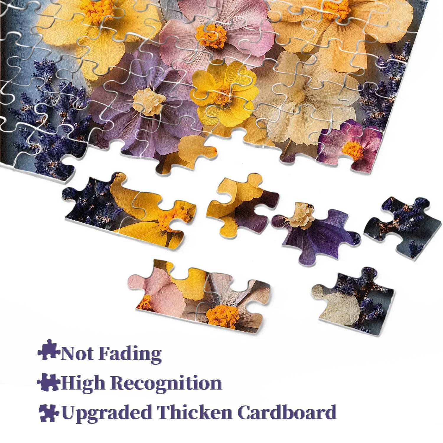 Collage de fleurs puzzle 1000 pièces