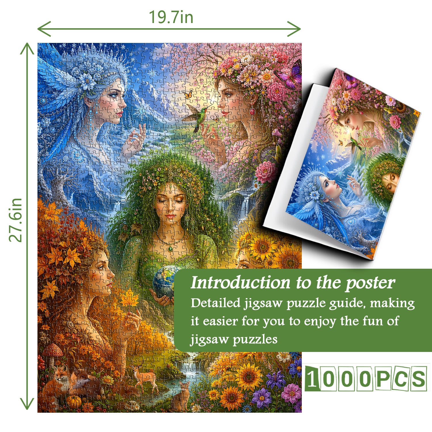 Guardian of Earth & Seasons Jigsaw Puzzle 1000 Pieces