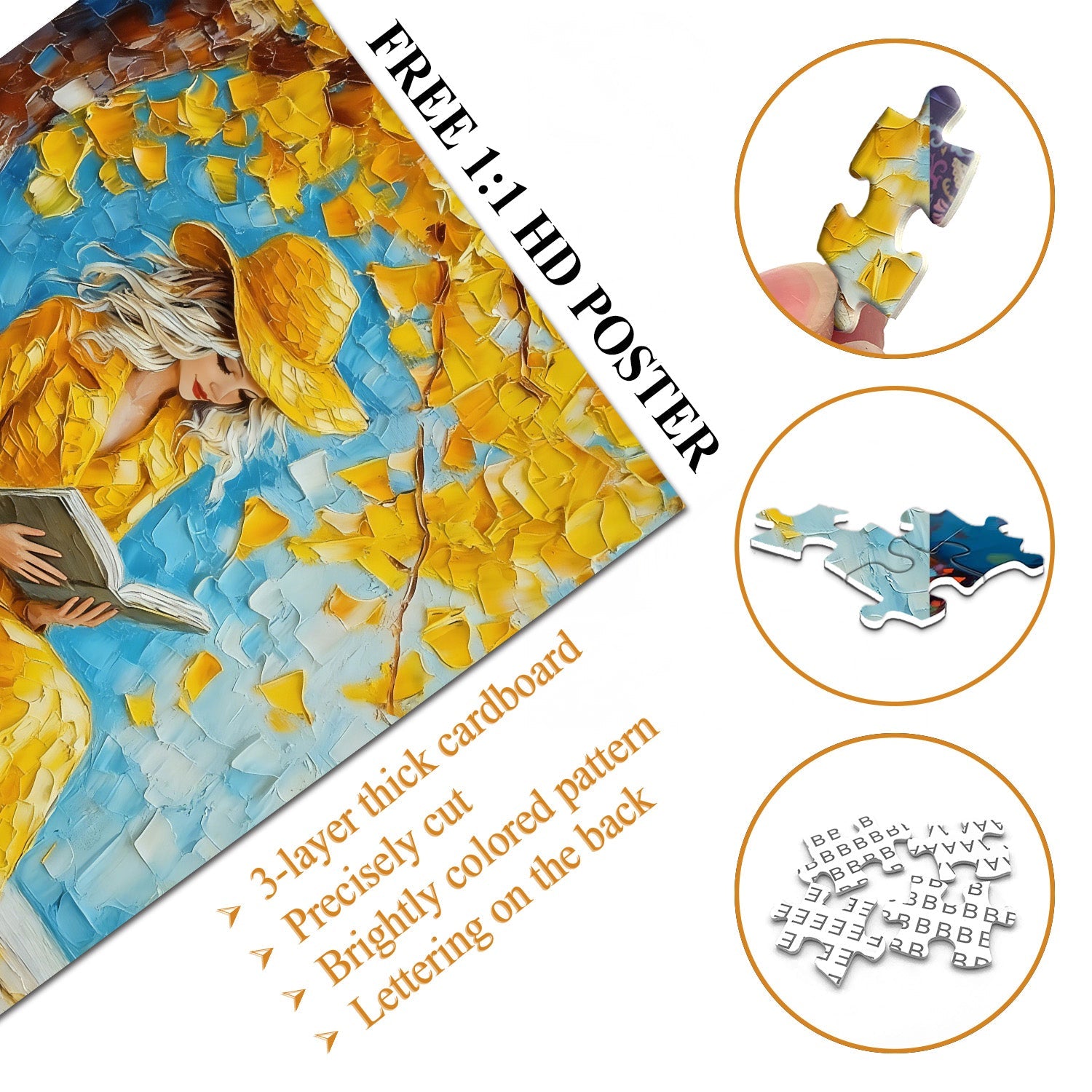 Golden Hour Read Jigsaw Puzzle 1000 Pieces