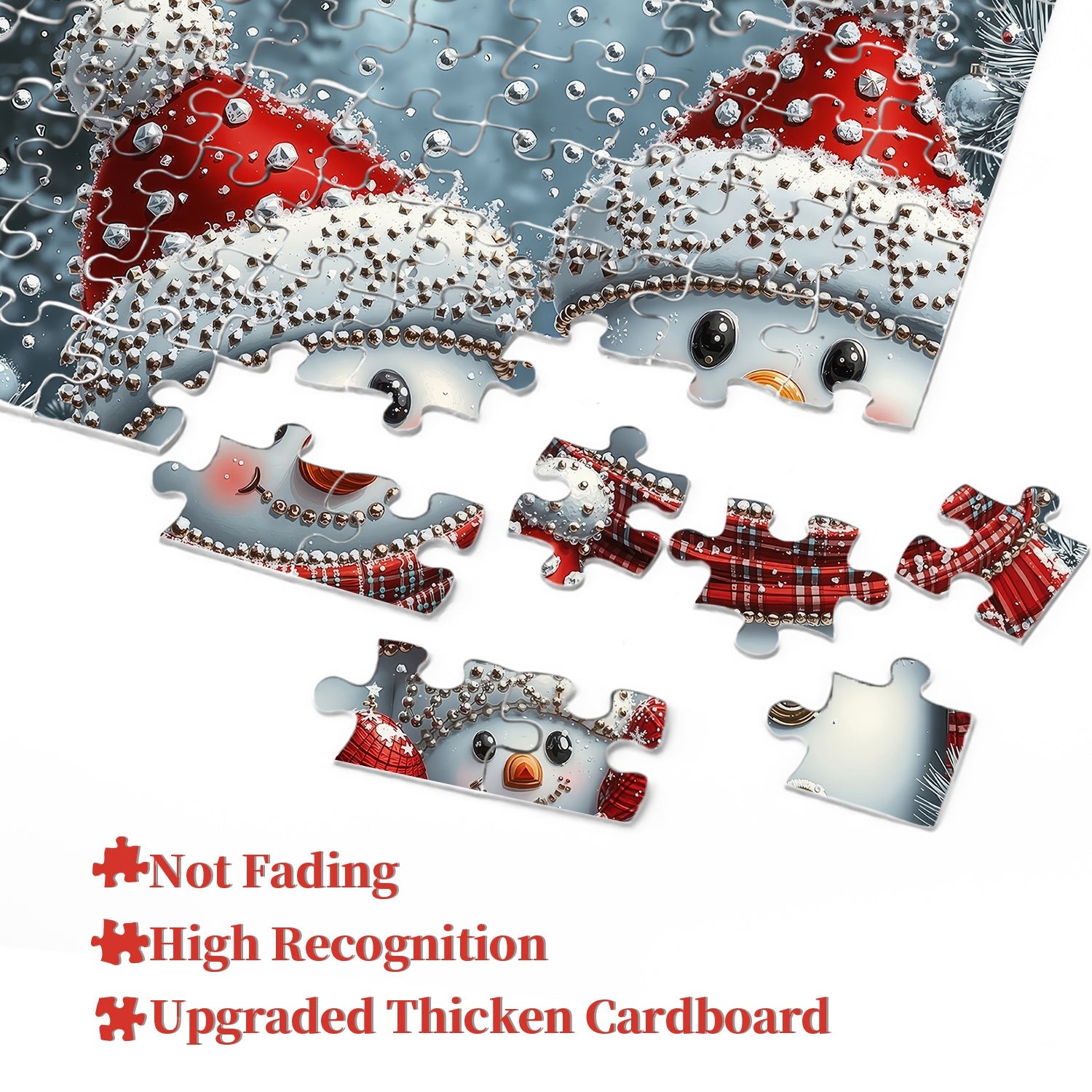 Wintertime Bead Sparkle Jigsaw Puzzle 1000 Pieces