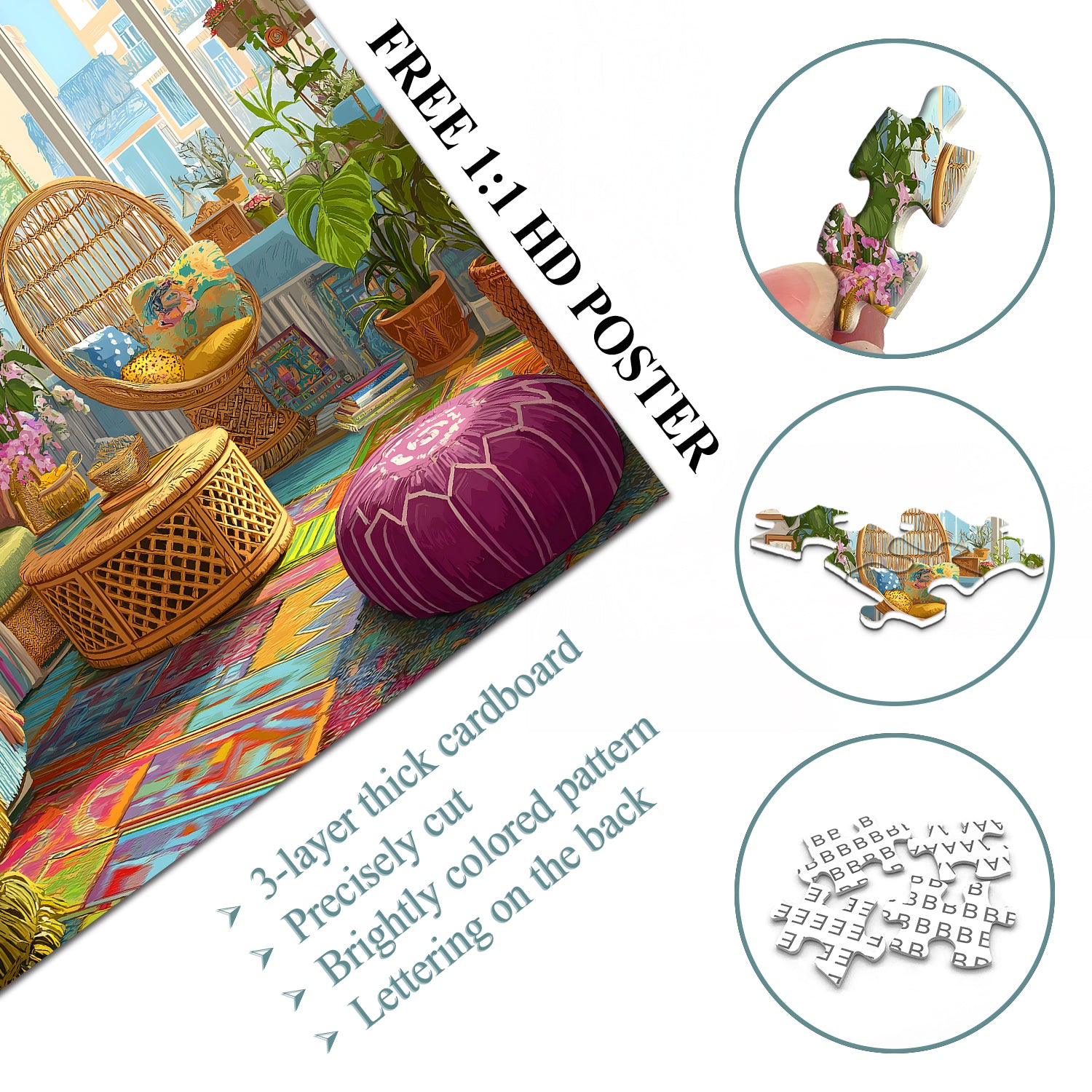 Puzzle Boho House da 1000 pezzi