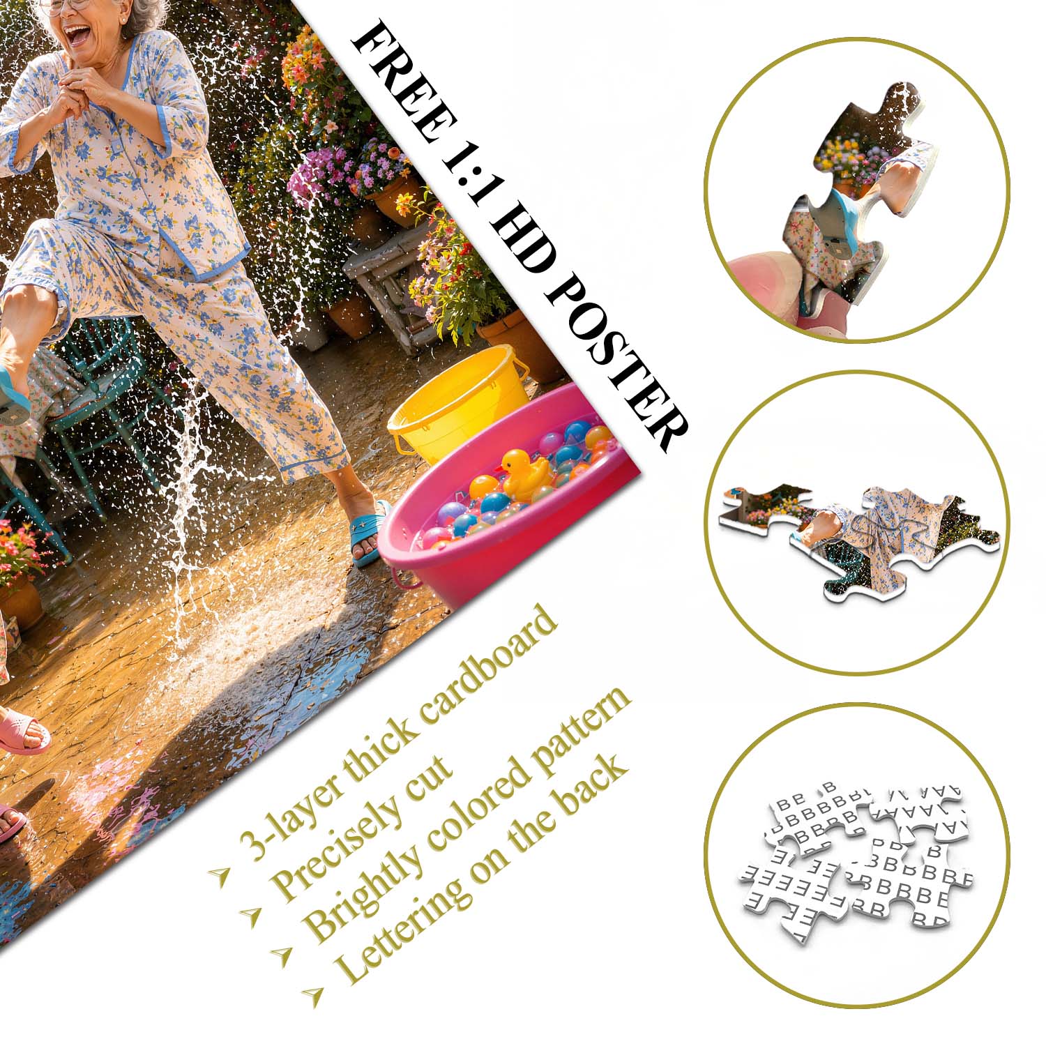 Golden Summer Joy Jigsaw Puzzle 1000 Pieces