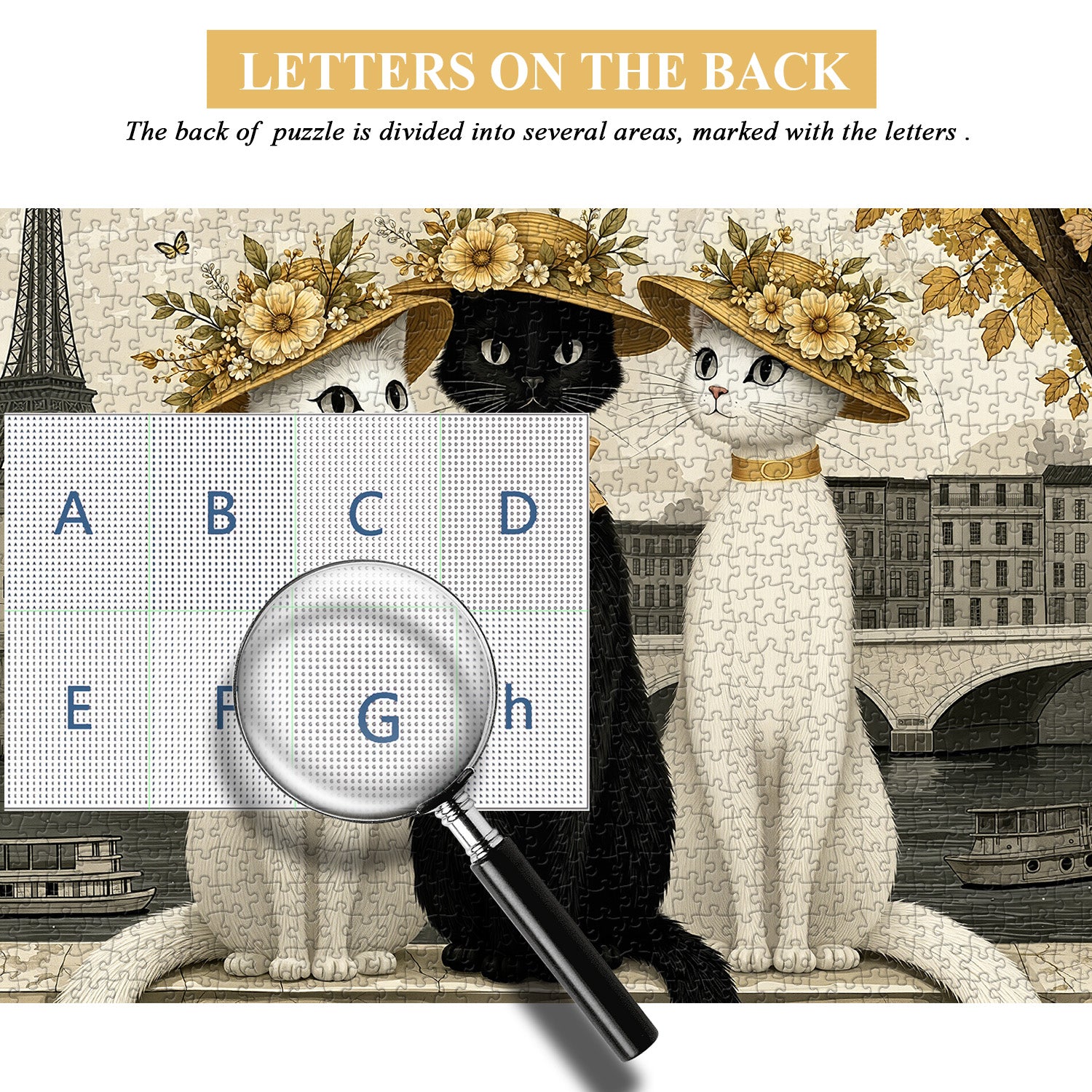 Parisian Cats Jigsaw Puzzle 1000 Pieces