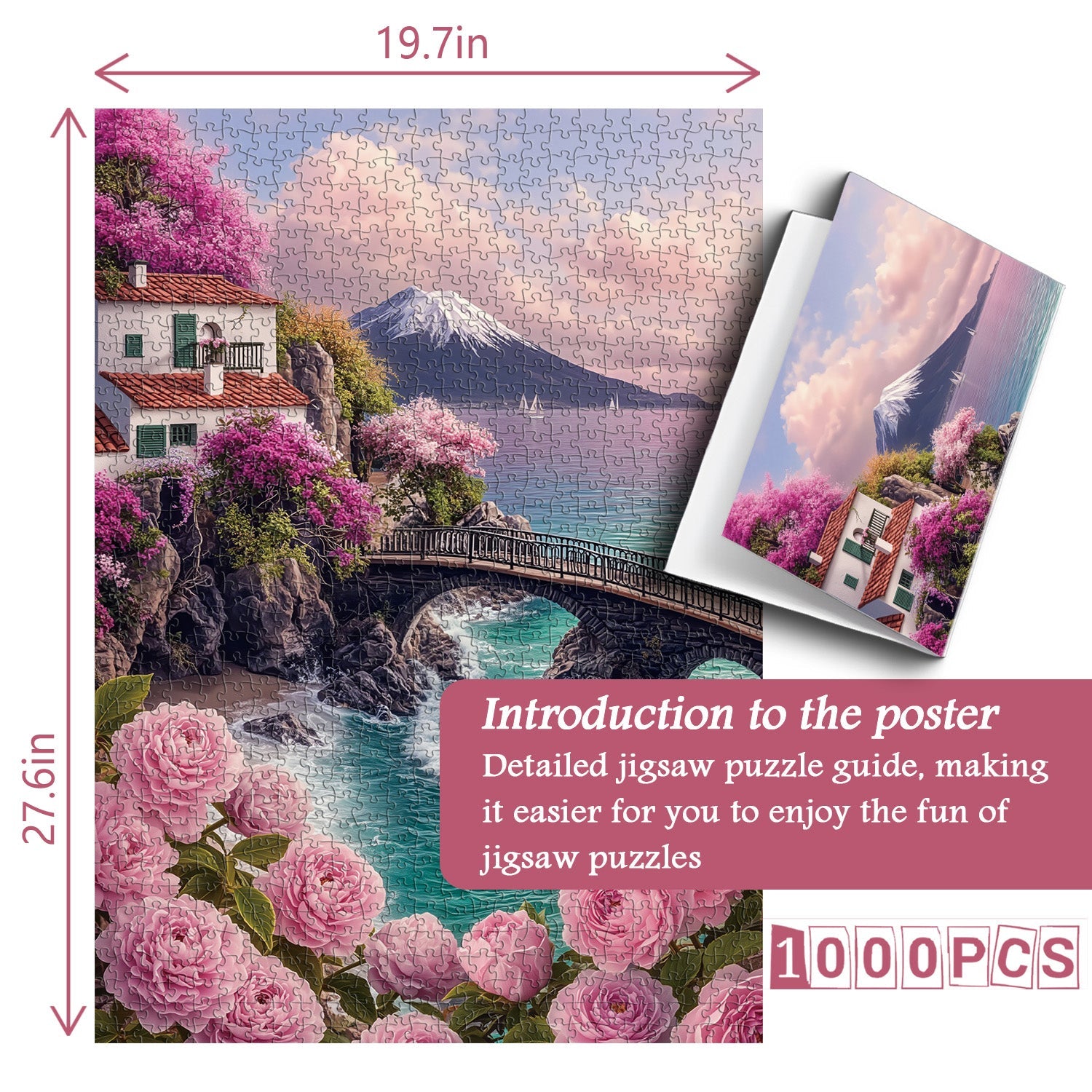 Puzzle Côte Pourpre 1000 Pièces