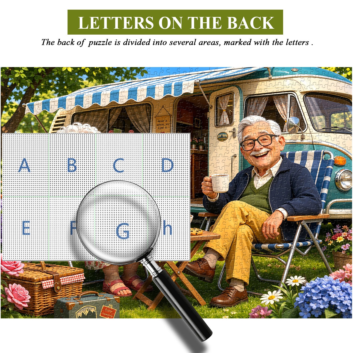 Leisurely Camper Days Jigsaw Puzzle 1000 Pieces