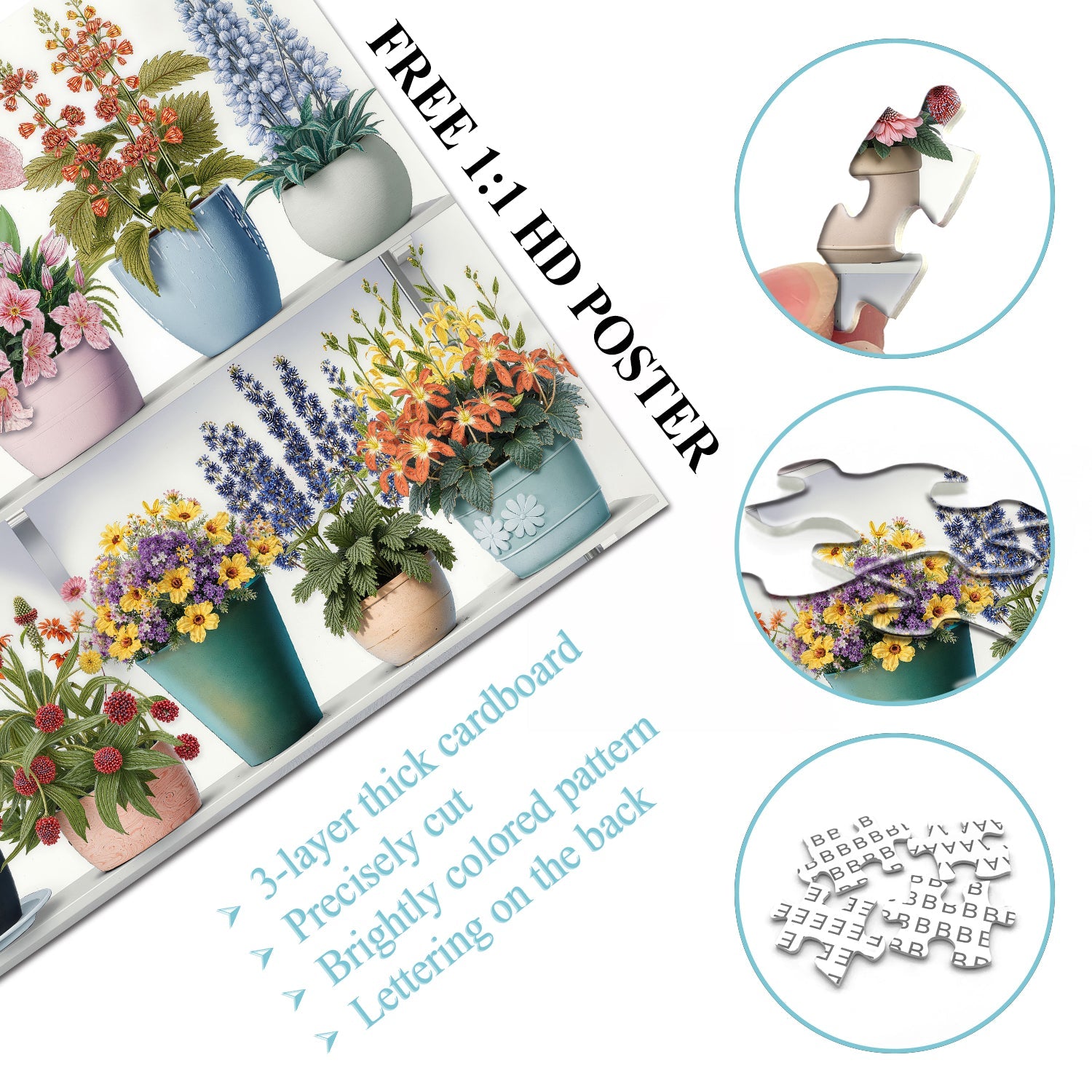 Puzzle Collection Blooming 1000 pièces