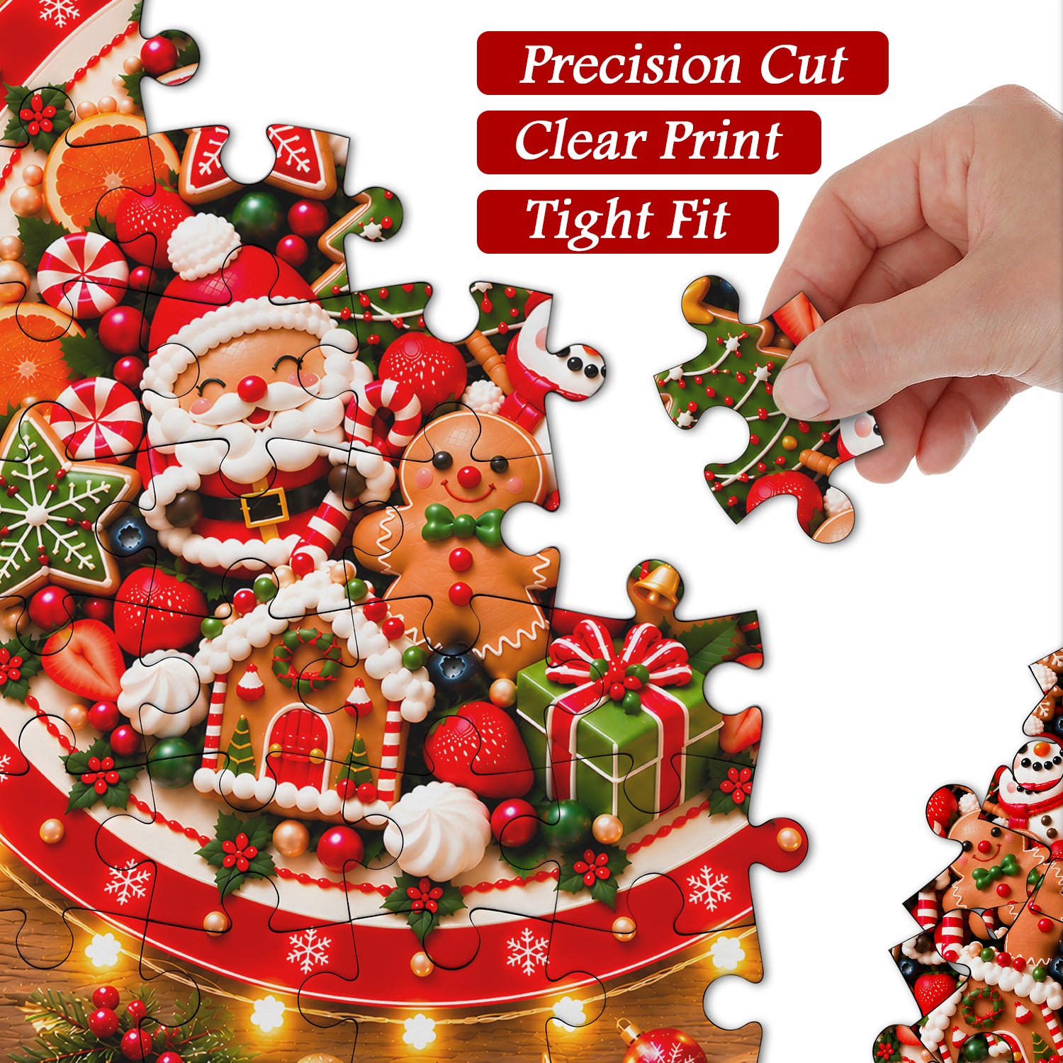 Christmas Magic Plate Jigsaw Puzzle 1000 Pieces