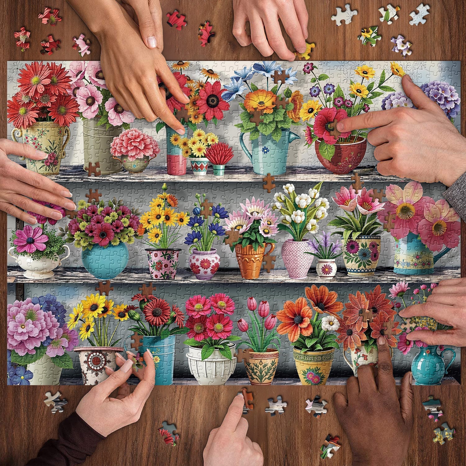 Farben in Bloom Puzzle 1000 Stücke