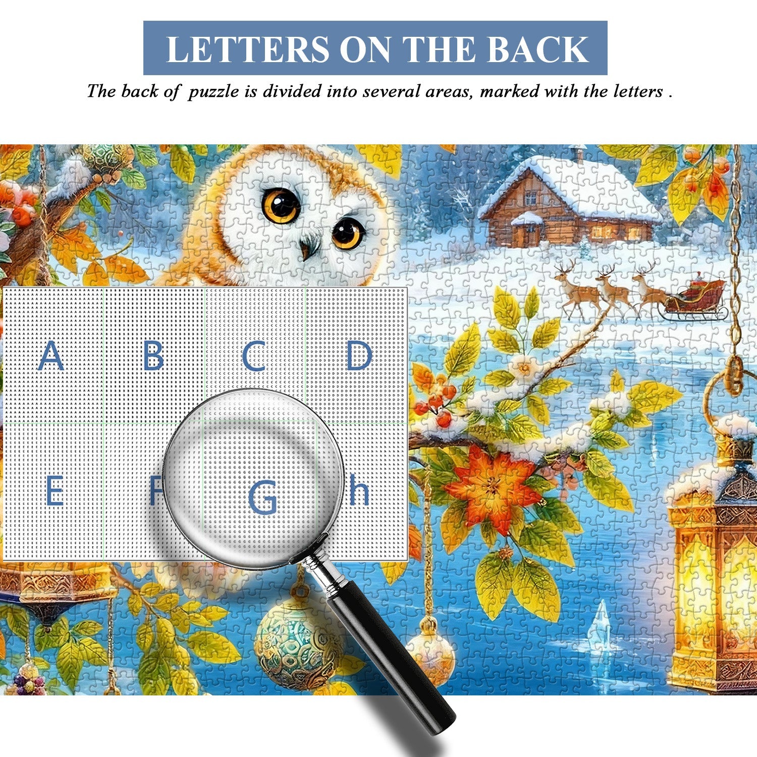 Yuletide Owl Haven Jigsaw Puzzle 1000 Pieces