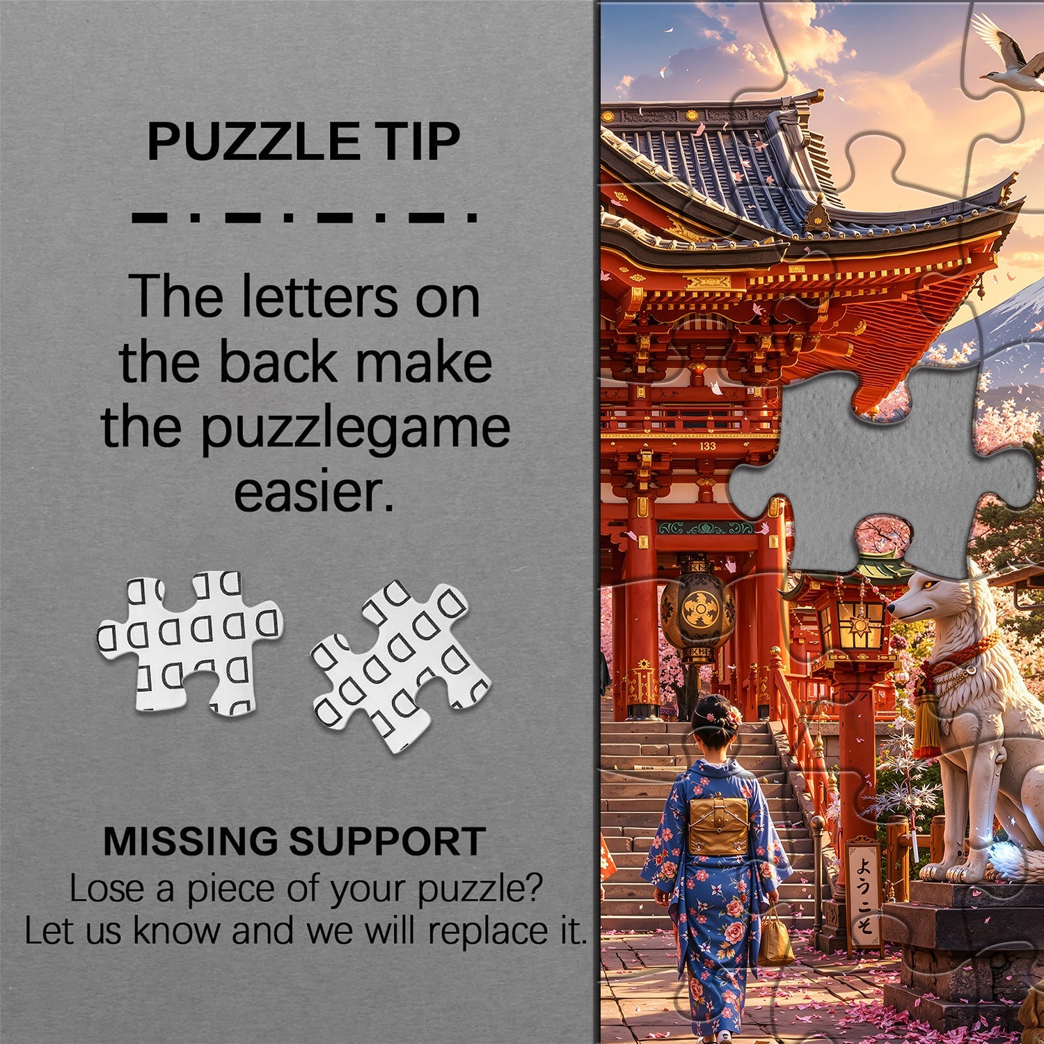 Japanese Sanctuary Jigsaw Puzzle 1000 Pieces