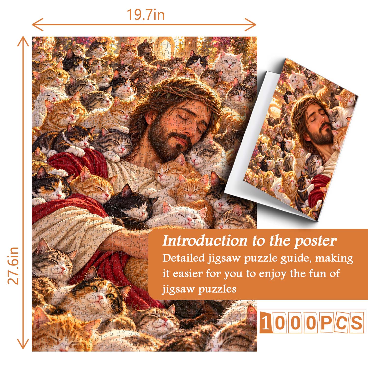 Puzzle Sacred Purrs 1000 pièces